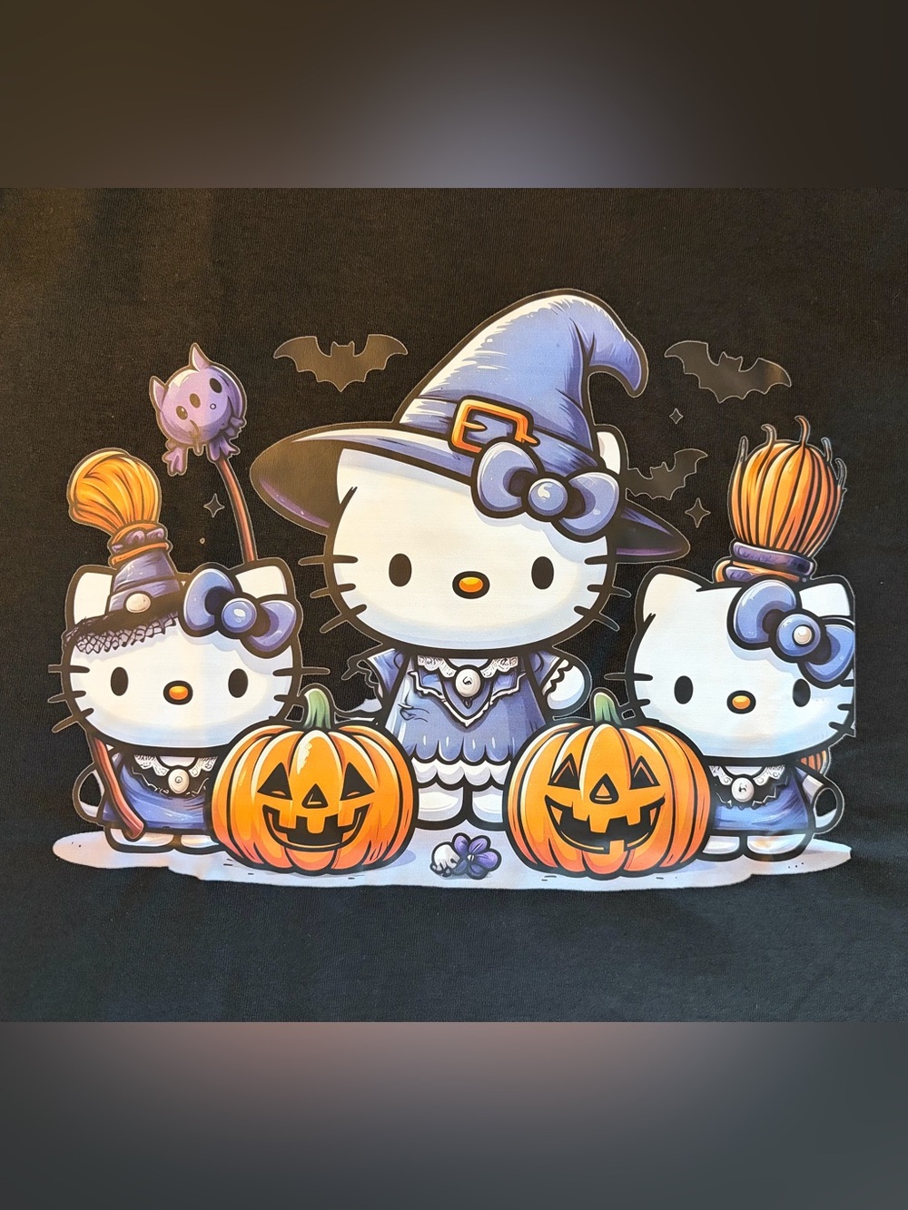 Hello Kitty Kids Purple Witch Costume Tee
